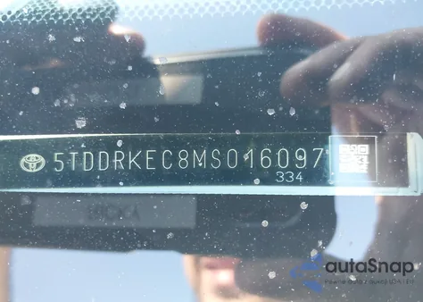 2021 Toyota Sienna Xse from USA, damaged, VIN 5TDDRKEC8MS016097